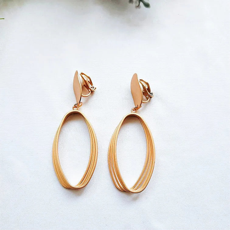 Boucle d'Oreille a Pince Femme Clip