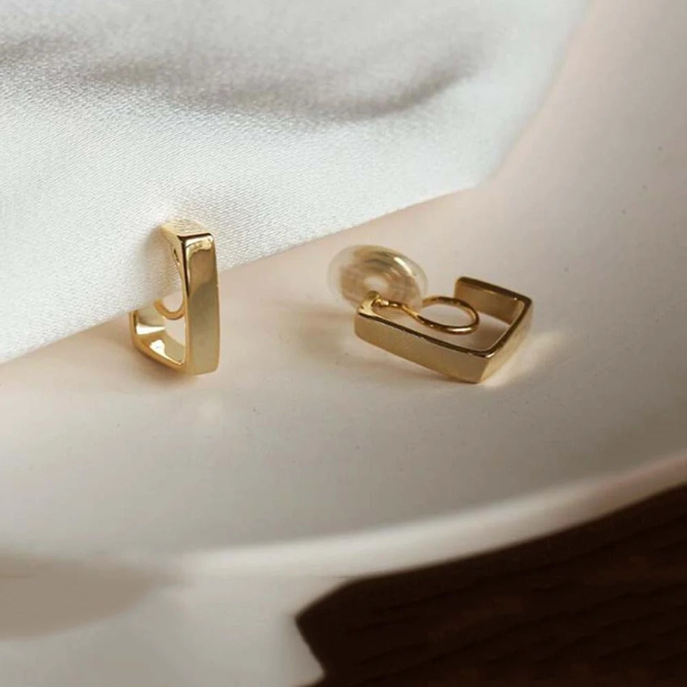 Boucle D'oreille Clip Femme Graphique