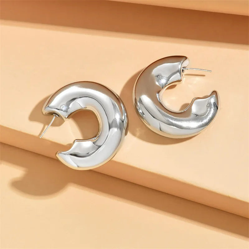 Boucle D'oreille Créole Épaisse Originale