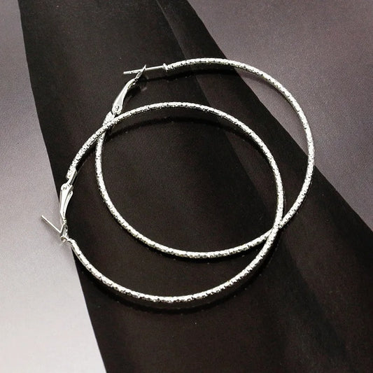 Boucle d'Oreille Femme Créole Circulaire