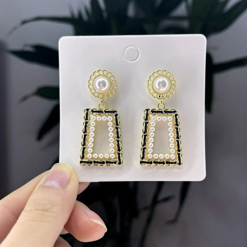 Boucle D'oreille Femme Pendante Graphique