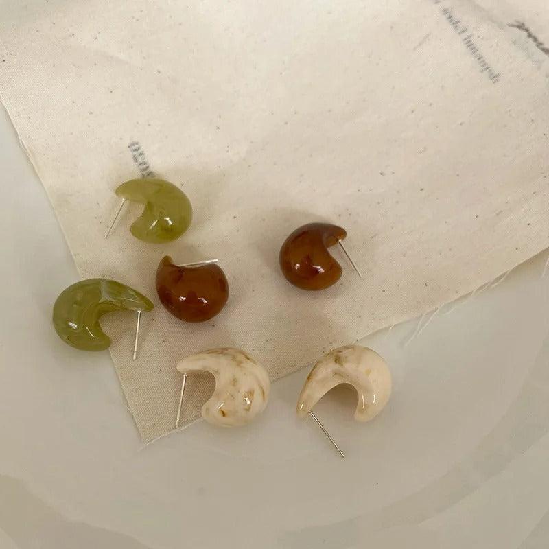 Boucle d'Oreille Goutte Élégance Organique