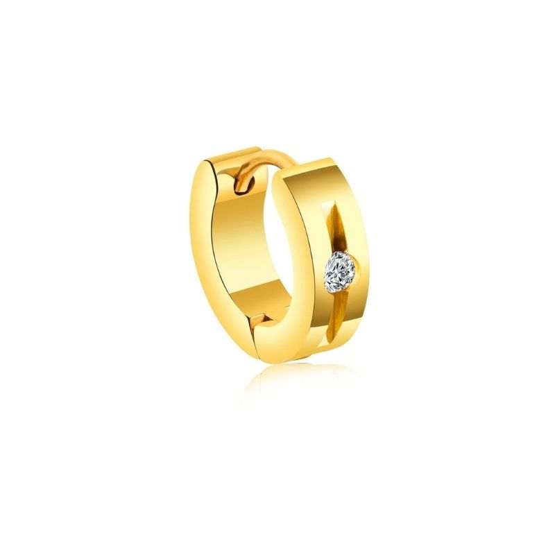 Boucle D'Oreille Homme Créole Chic Acier Inoxydable