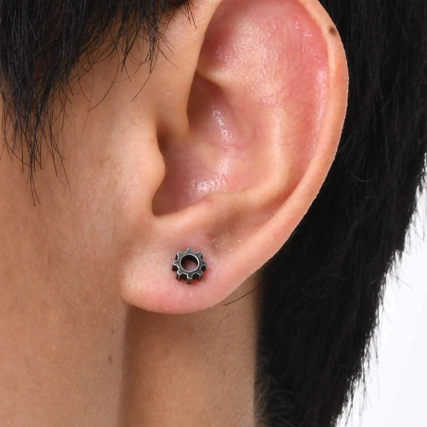 Boucle D'oreille Homme Discret Acier Inoxydable