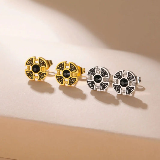 Boucle D'Oreille Homme Originale Celtique Acier Inoxydable