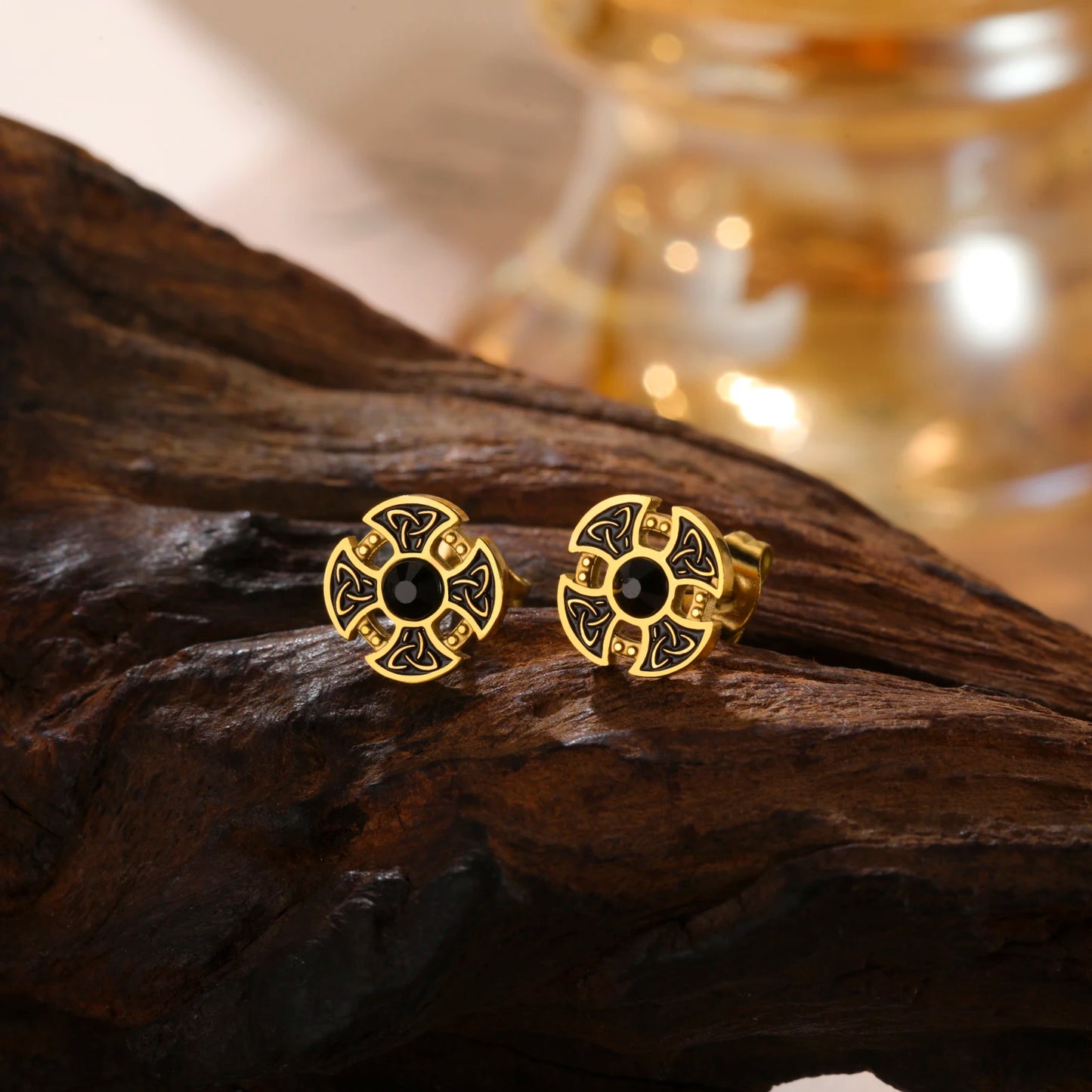 Boucle D'Oreille Homme Originale Celtique Acier Inoxydable