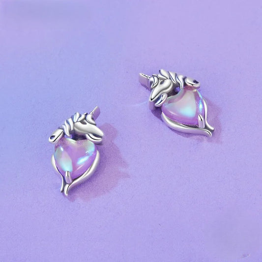 Boucle D'oreille Licorne Enchantée
