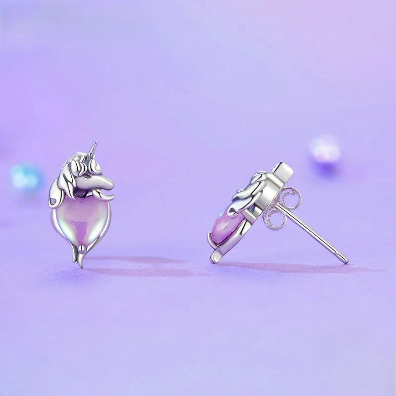Boucle D'oreille Licorne Enchantée