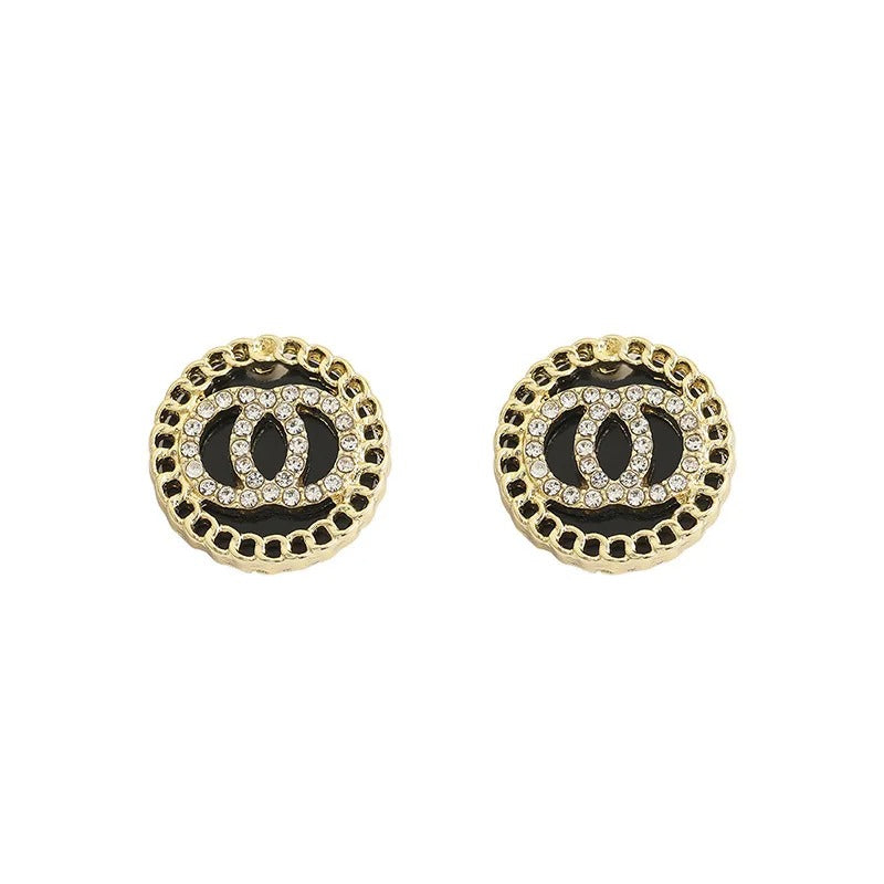 Boucle d'Oreille Luxe Femme en Acier