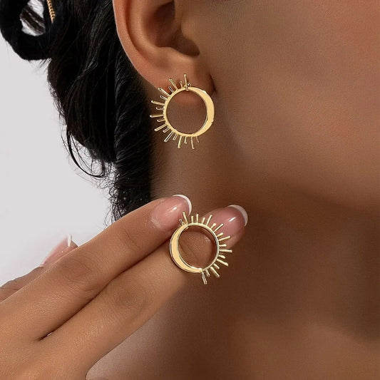 Boucle D'oreille Soleil Minimaliste