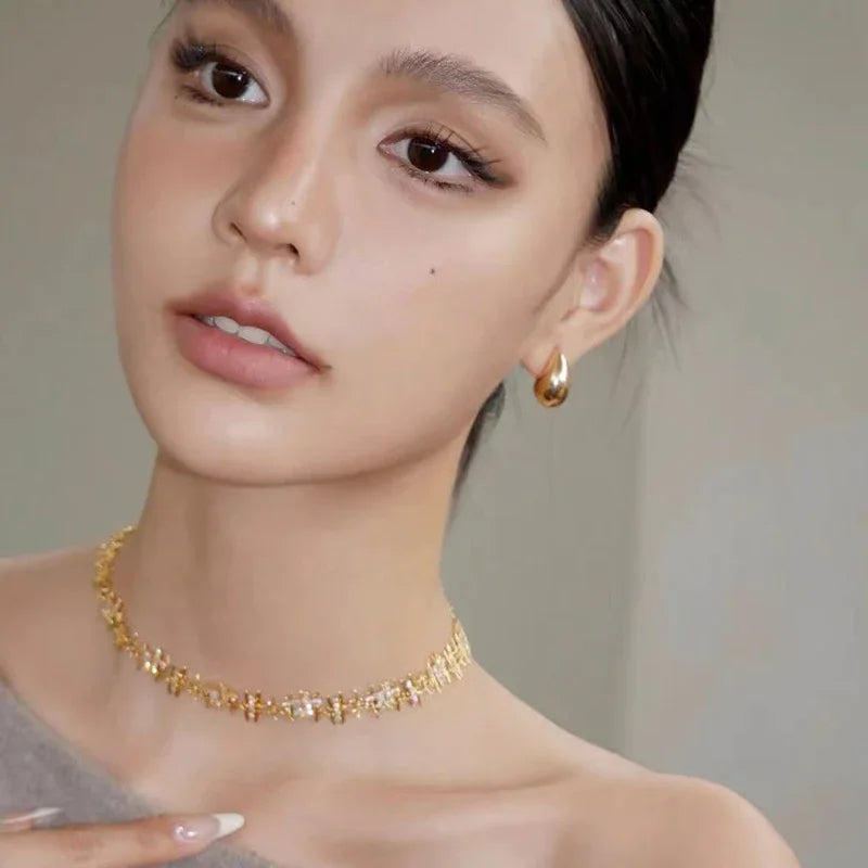 Boucle D'oreille Acier Inoxydable Chic et Raffinée