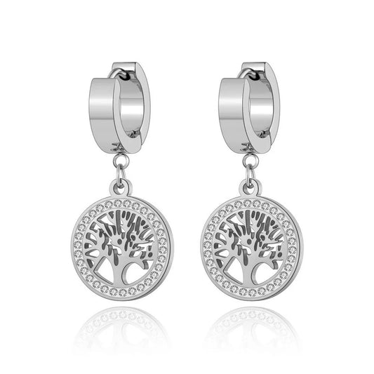 Boucle d'Oreille Arbre de Vie Créole