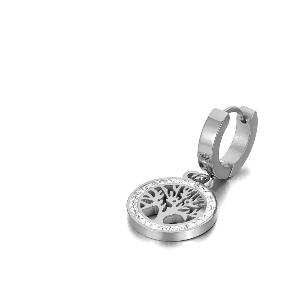 Boucle d'Oreille Arbre de Vie Créole