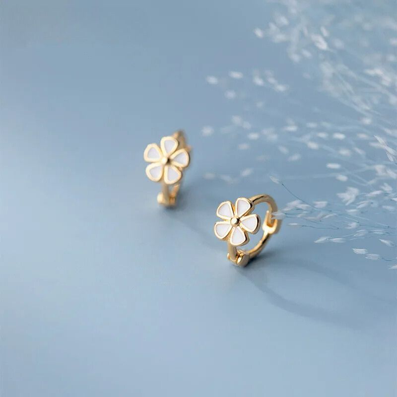 Diamday Lot De 8 Boucles D'Oreilles Vissées Enfants/Femmes – Hypoallergéniques 316L, CZ Cœur, Papillon, Fleur, Créoles Mignonnes Et Colorées
