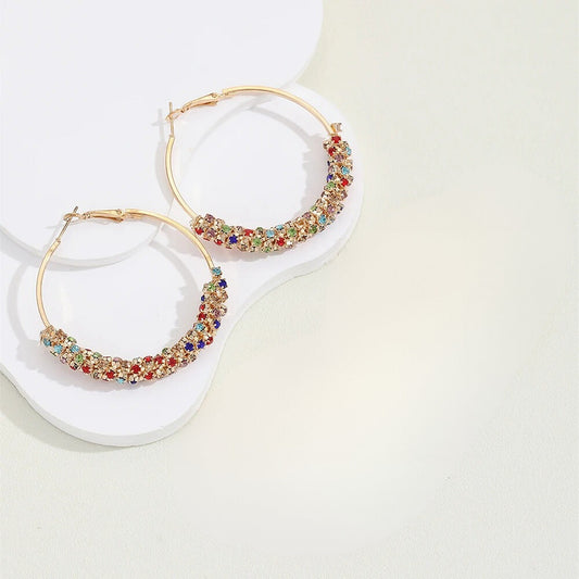 Boucle d'Oreille Creole Originale Grand Cercle