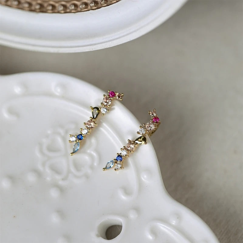 Boucle d'Oreille Grimpante doré