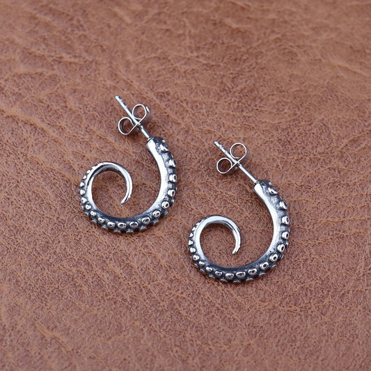 Boucle d'Oreille Viking Homme Poulpe