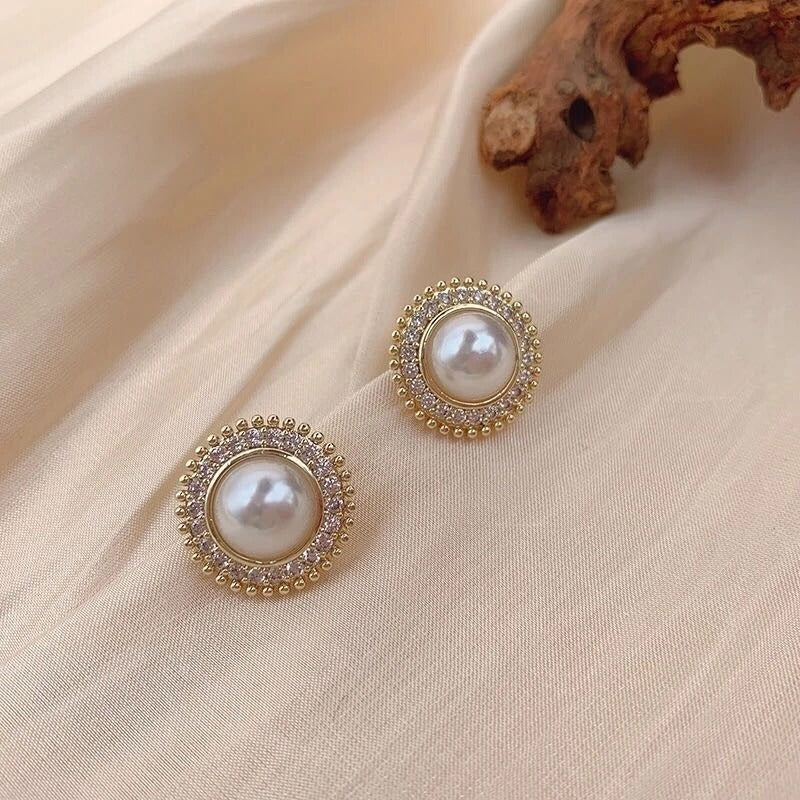 Boucles D'oreilles Clips Vintage