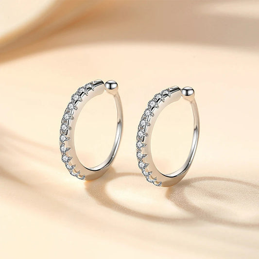 Ear cuff Argenté Fin et Délicat