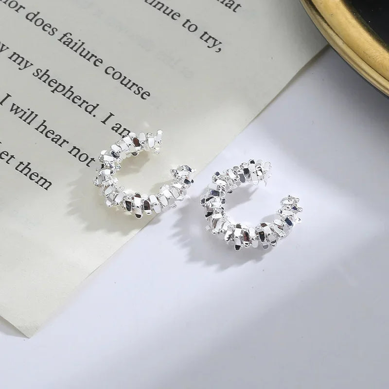 Ear cuff Irrégulier Effet Floral