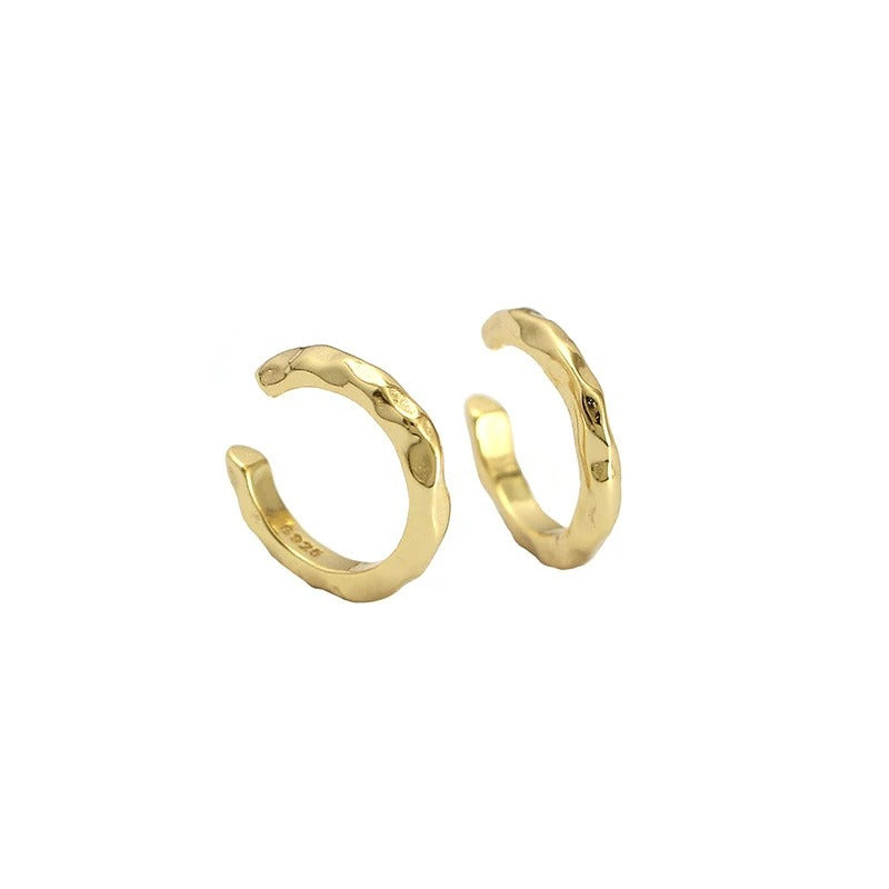 Ear Cuff Martelé En Argent