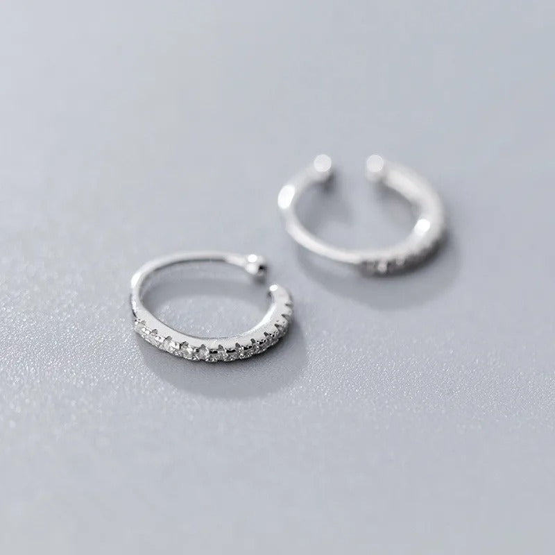 Ear Cuff Zircon Chic En Argent Et Zircon