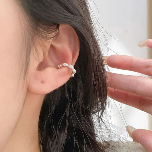 Earcuff Torsadé Élégance Texturée