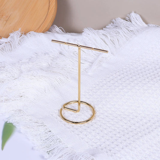 Rangement Boucle D'oreille Présentoir T Doré - Acier Inoxydable