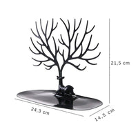 Rangement Boucle D'oreille Cerf Silhouette Arborescente