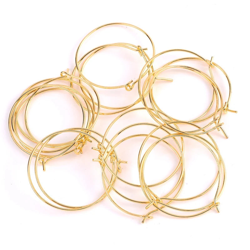 Attache Boucle D'oreille en Forme de Cercle sur fond blanc Image
