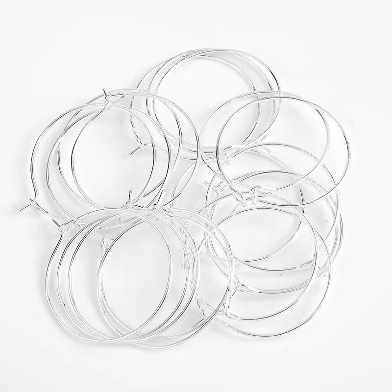 Attache Boucle D'oreille en Forme de Cercle Image