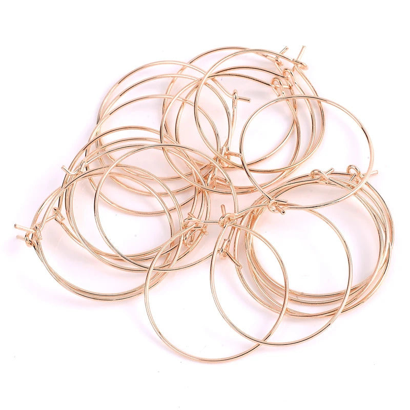 Attache Boucle D'oreille en Forme de Cercle
