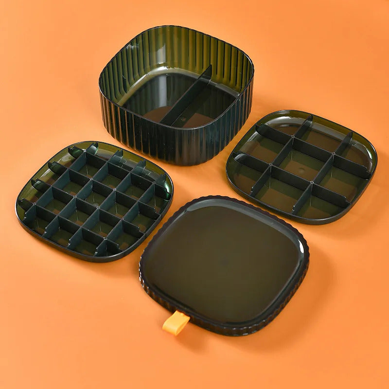 Boite A Boucle D'oreille Transparente Vintage