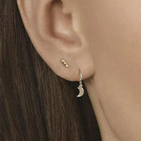 Boucle D’oreille Puce Trio  Boules En Argent