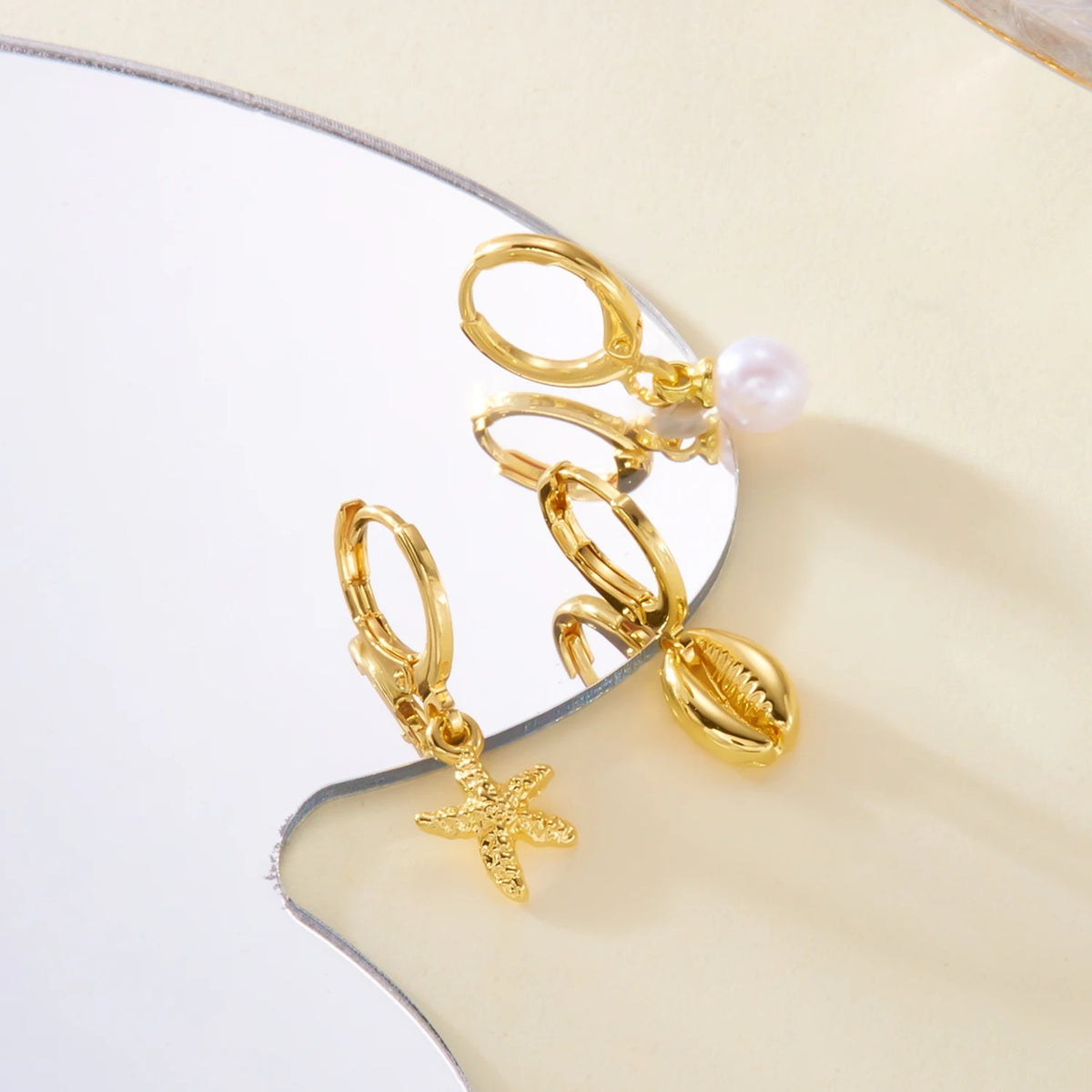 Boucle D’oreille 3 Trous Esprit Plage