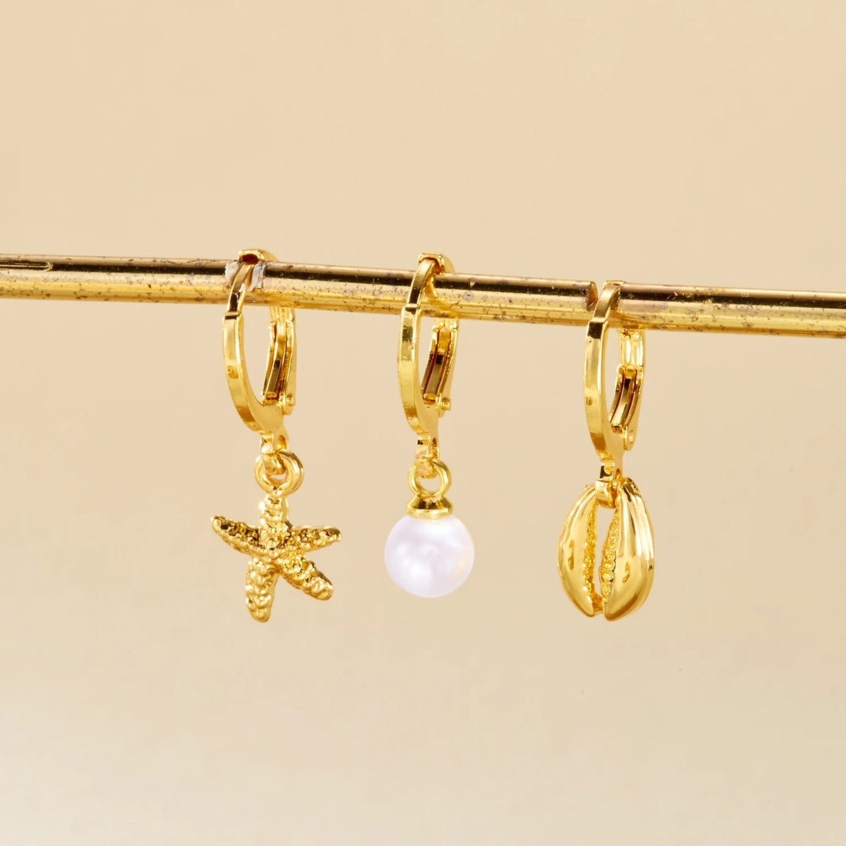 Boucle D’oreille 3 Trous Esprit Plage