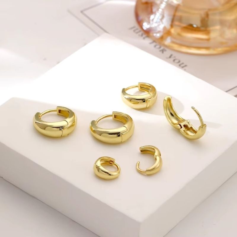 Boucle D'Oreille 3 Trous Volume Minimaliste