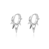 Boucle D’Oreille Acier Inoxydable Créole Pics