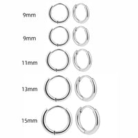 Boucle d'Oreille Anneau pour Femme par Lot de 5 Paires