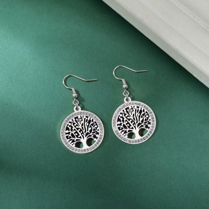 Boucle D'oreille Arbre De Vie Créole Originale