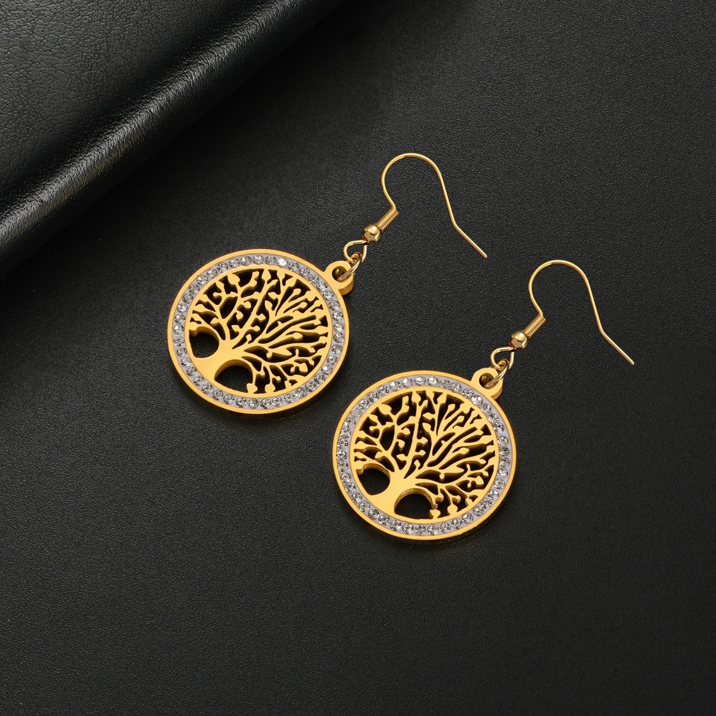Boucle D'oreille Arbre De Vie Créole Originale