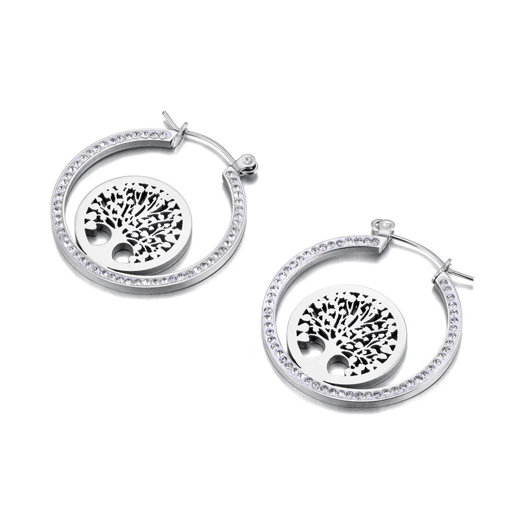 Boucle D'oreille Arbre De Vie Créole Originale