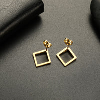 Boucle D'oreille Carré Simple et Original