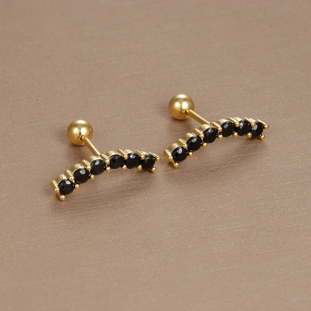 Boucle D’oreille Cartilage - Acier Inoxydable Zircon