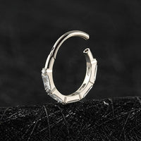 Boucle D'oreille Cartilage Anneau Cristaux Géométriques
