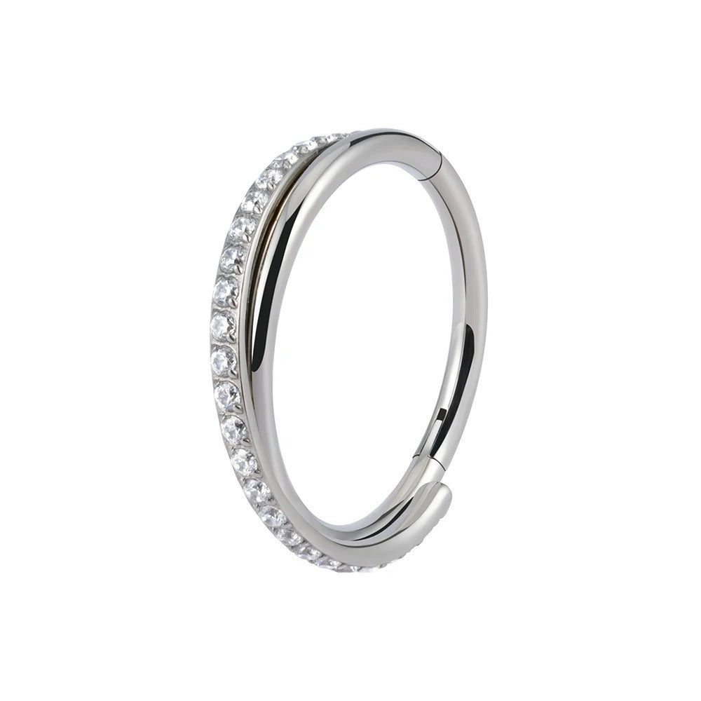 Boucle D'oreille Cartilage Anneau Éclat Pavé