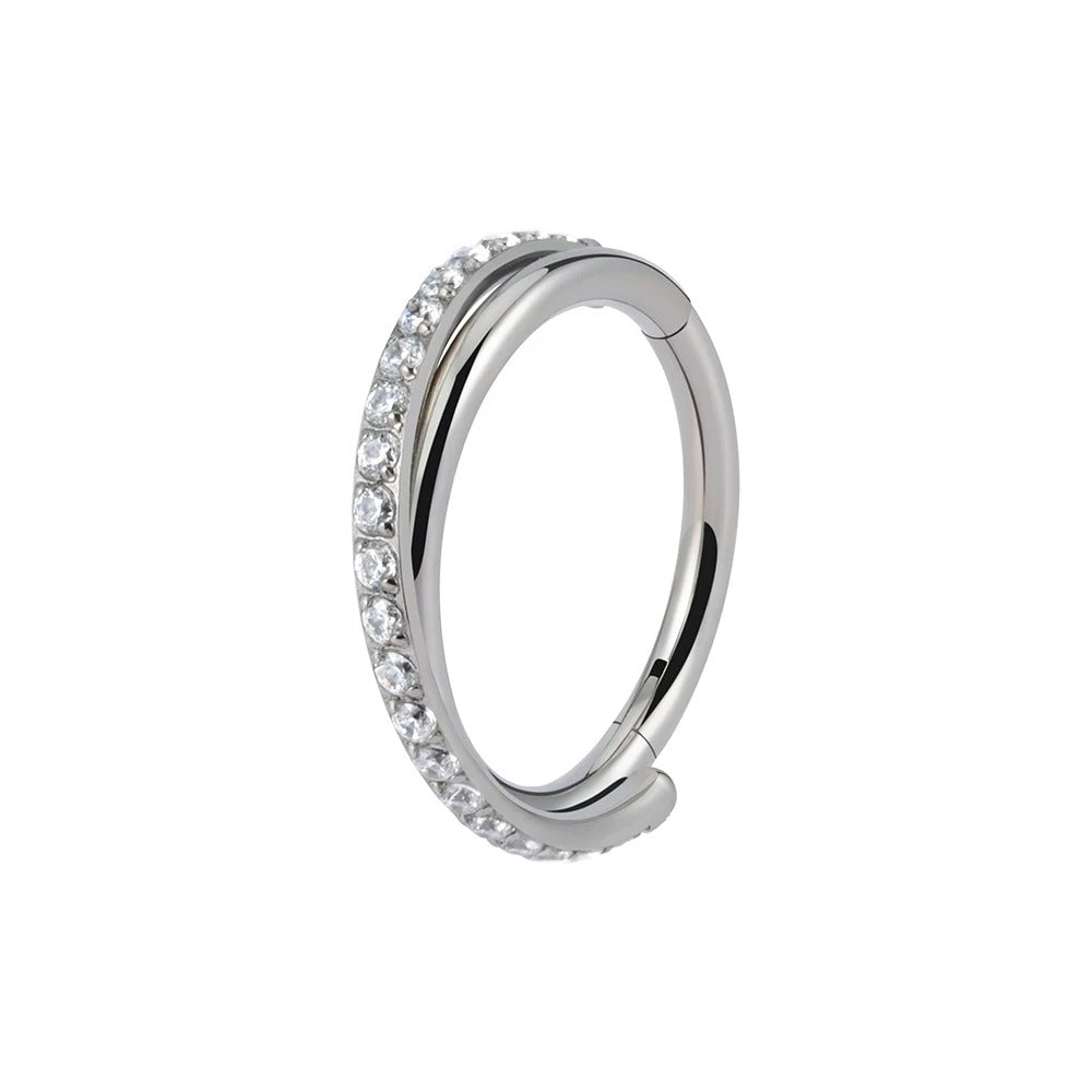 Boucle D'oreille Cartilage Anneau Éclat Pavé