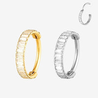Boucle D'oreille Cartilage Anneau Pavé Zircon