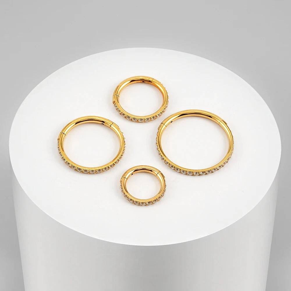 Boucle D’oreille Cartilage Anneau Scintillant