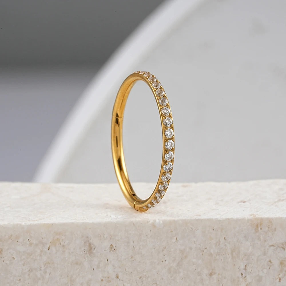 Boucle D’oreille Cartilage Anneau Scintillant
